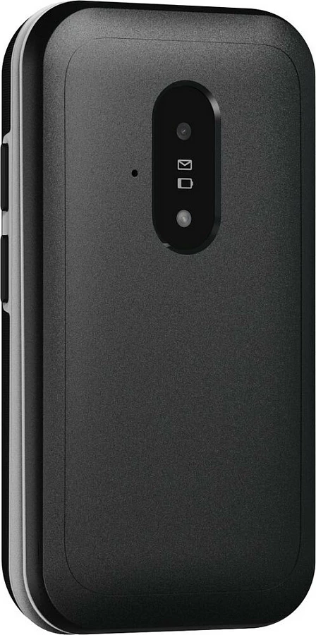 Celular Doro Leva E22, me kapak, 2.8", Single SIM, 1150 mAh, zi/bardhë