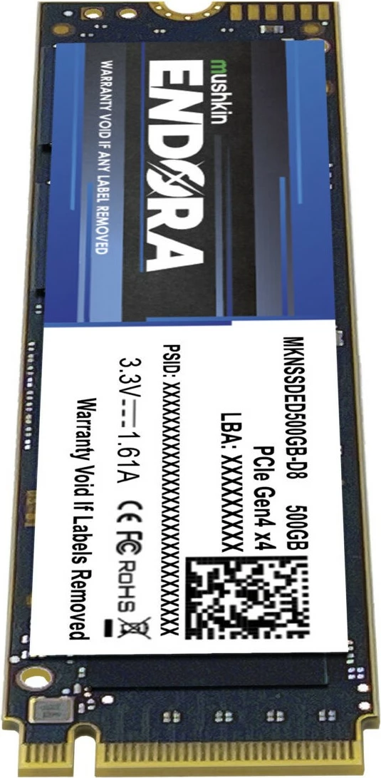 SSD M.2 Mushkin Endora 500GB NVMe PCIe4.0