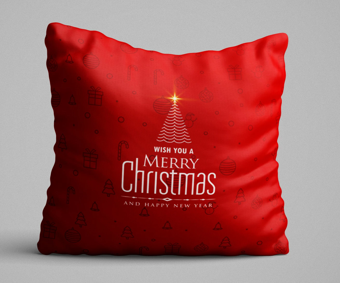 Jastëk dekorativ Aberto Design, KRLNTXMAS-14, shumëngjyrësh, 43x43cm