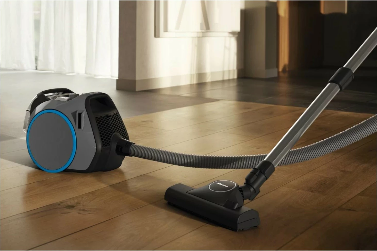 Kasë fshesë Miele Boost CX1 PowerLine, pa qese, 890W, gri