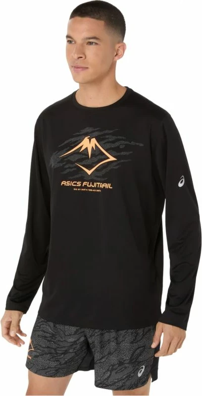 Maicë me mëngë të gjata Asics për meshkuj, e zezë