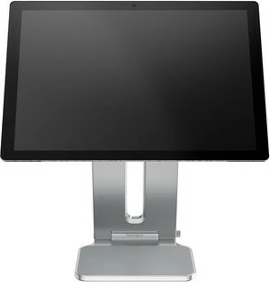 Mbajtëse për Microsoft Surface Kensington Surface Device Stand K58277WW, rregullim lartësie/pjerrësie, kompatibile 12–13", me kanal kabllosh, me montim magnetik Surflink, me çantë transporti, platinum