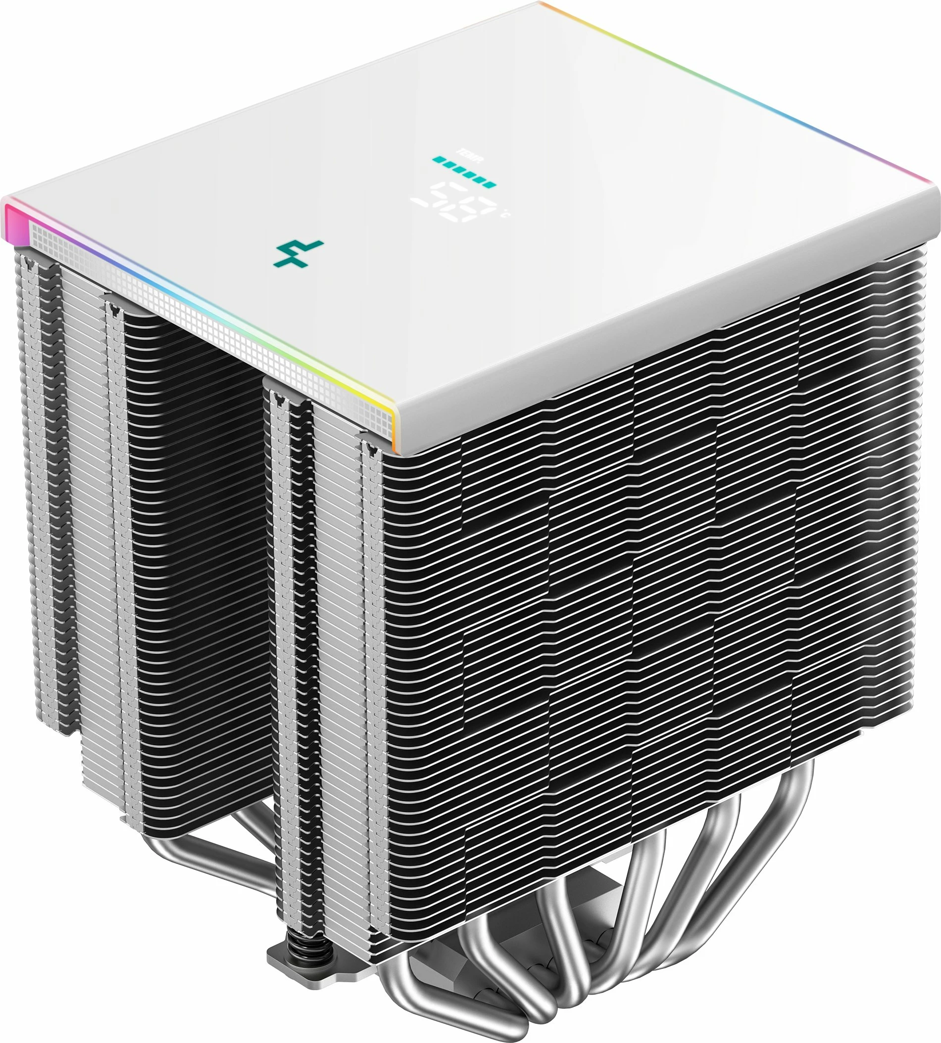 Ftohës CPU Deepcool AK620 Digital SE WH (R-AK620-WHADMN-GJD), 2x120mm, ARGB, 260W TDP, i bardhë