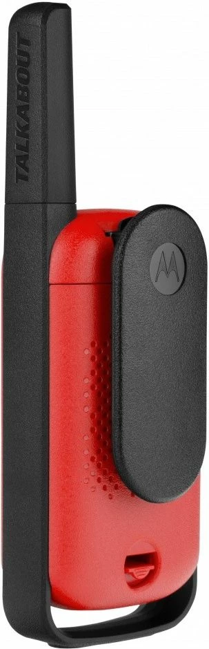 Walkie talkie Motorola TLKR T42 16 kanale, 4 km rreze, UHF 446 MHz, i kuq