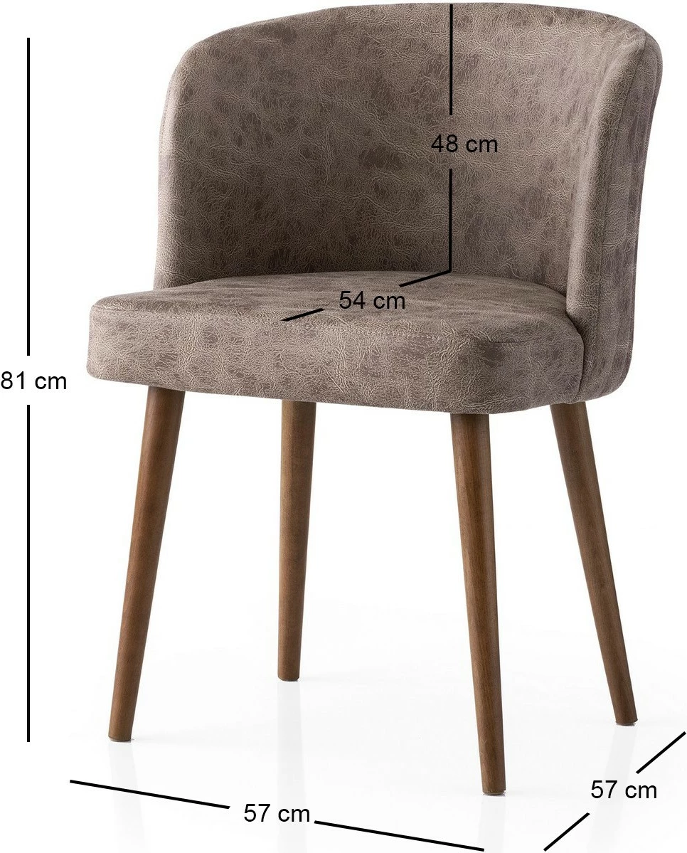 Set karrigash (2 copë) Skye Decor, ngjyrë zezë dhe mink, Zen - 4204 V2