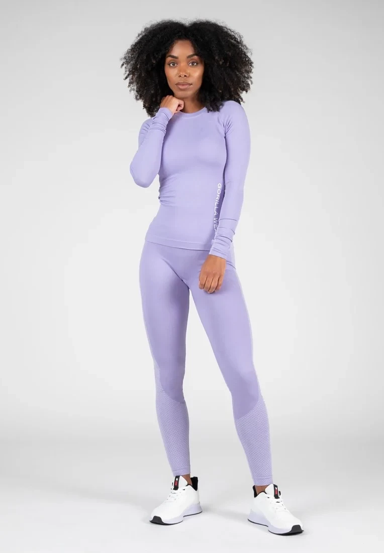 Selah Seamless Long Sleeve - Lilac [Madhësia: XS/S]