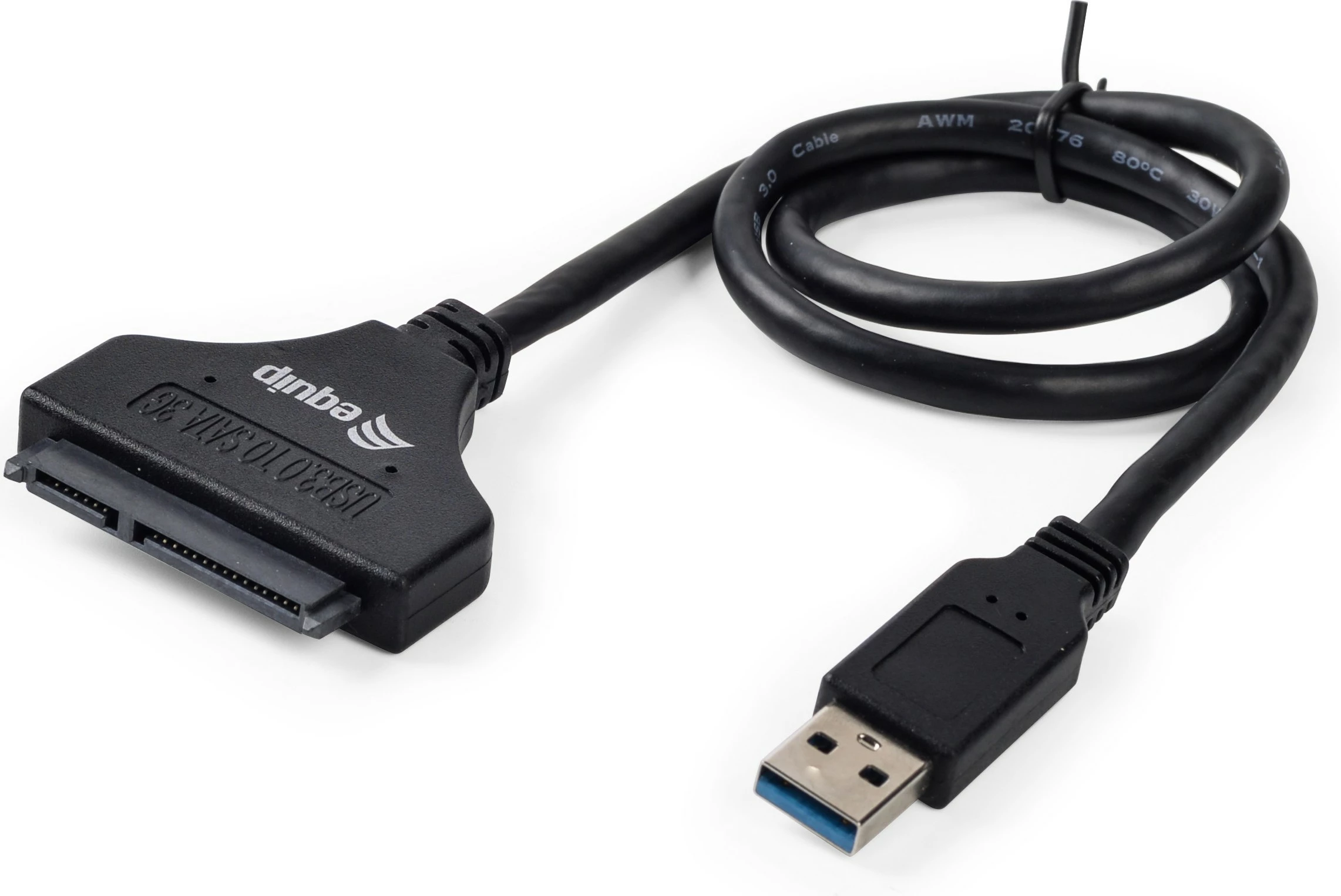 Adapter USB 3.0 në SATA Equip, 0.5m, e zezë