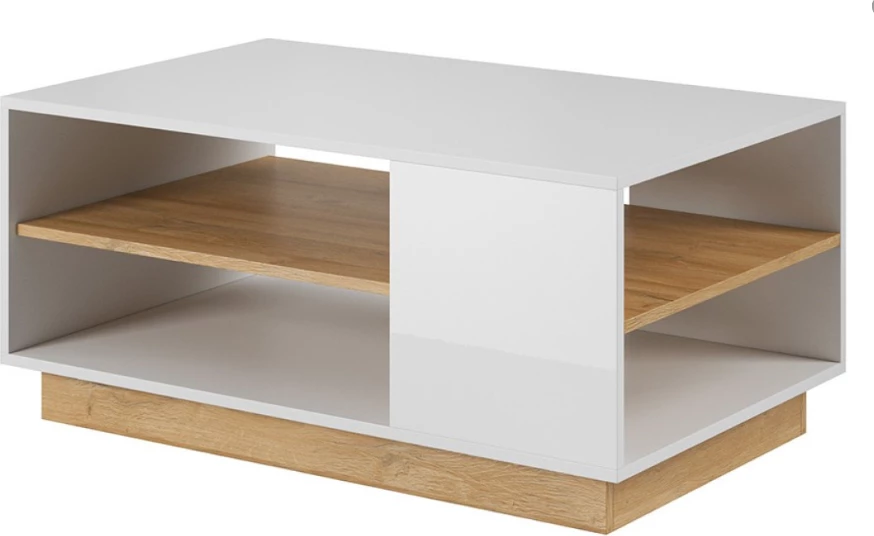 Tavolinë kafeje Acorn, e bardhë