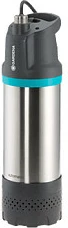 Pompë zhytëse me presion Gardena 6100/5 Inox Automatic, inox, automatike, argjendtë/blu
