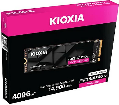 SSD i brendshëm KIOXIA Exceria PRO G2 4TB, M.2 NVMe PCIe 5.0