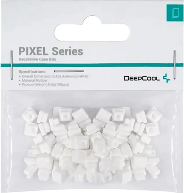 Aksesorë dekorativë për kasë DeepCool PIXEL, 100 copë, të bardhë