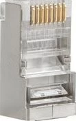 Konektor rrjeti RJ45 Lanberg PLS-6020 Cat6 FTP 8P8C, 20 copë, gri