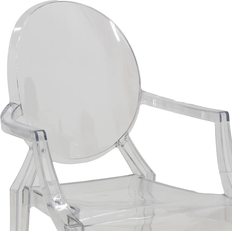 Karrige Narova, PC transparente, 43x48x92cm, set prej 4 copësh