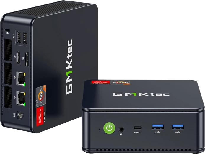 Mini kompjuter, GMKtec, M5 Ultra, AMD Ryzen 7 7730U, 32GB RAM Memorje, 1TB SSD, Windows 11 Pro
