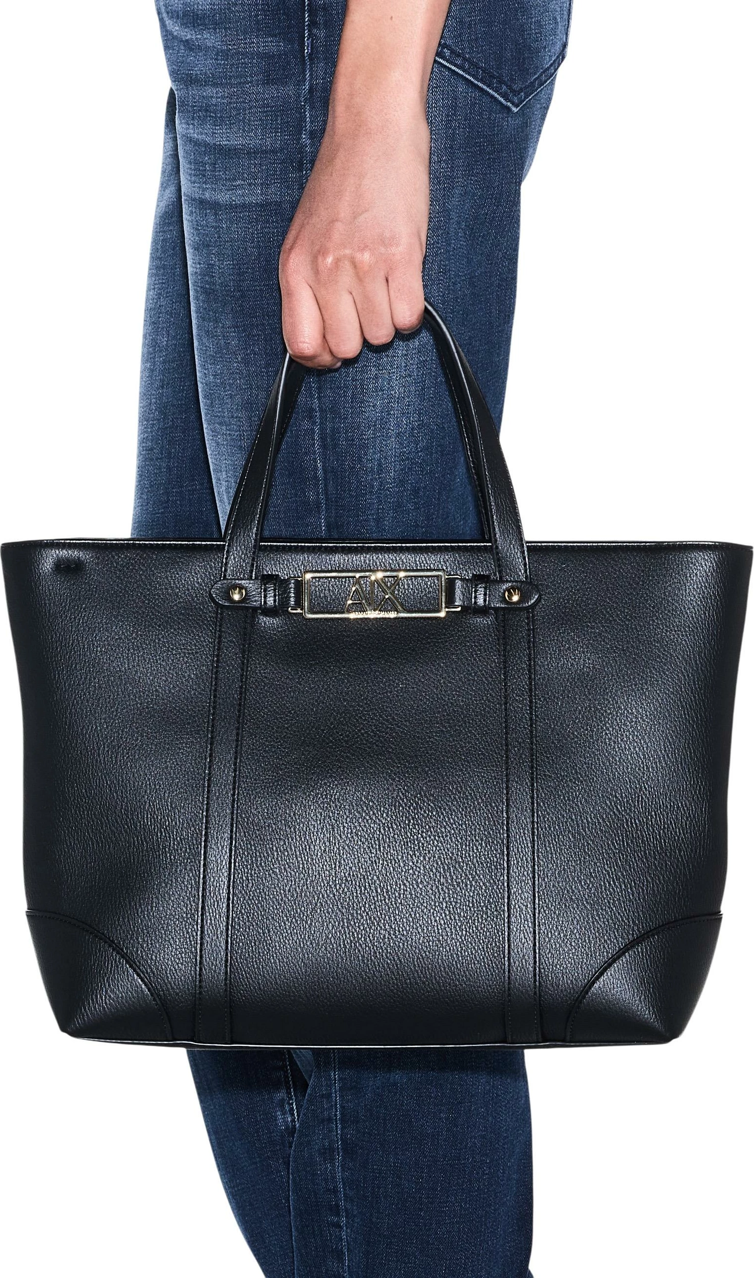 Çantë tote Armani Exchange XW002609 AF15632, e zezë