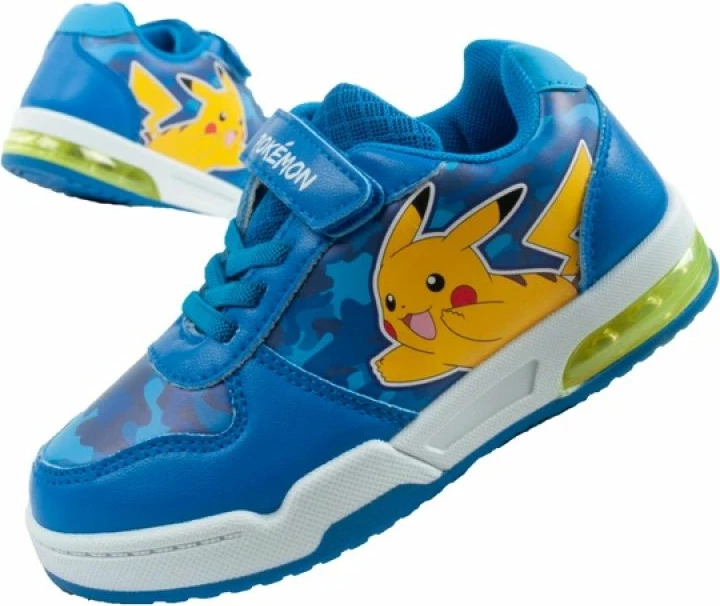 Atlete fëmijësh Leomil Pokemon me LED, të kaltërta