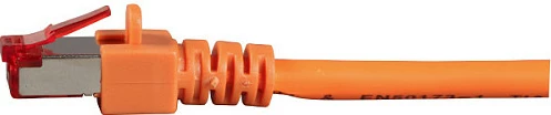 Kabllo rrjeti EFB Elektronik K5516, 0.5m Cat6 S/FTP RJ45-RJ45, portokalli