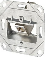 Prizë rrjeti METZ CONNECT 1309111200-E, RJ-45 Cat6a, kornizë metalike, e argjendtë