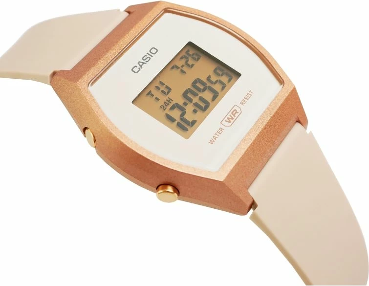 Orë dore për femra Casio, rozë e hapur