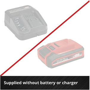 Gërshërë për gardh me bateri Einhell GC-CH 18/40 Li-Solo, 18V, pa bateri/karikues, kuqe/zi