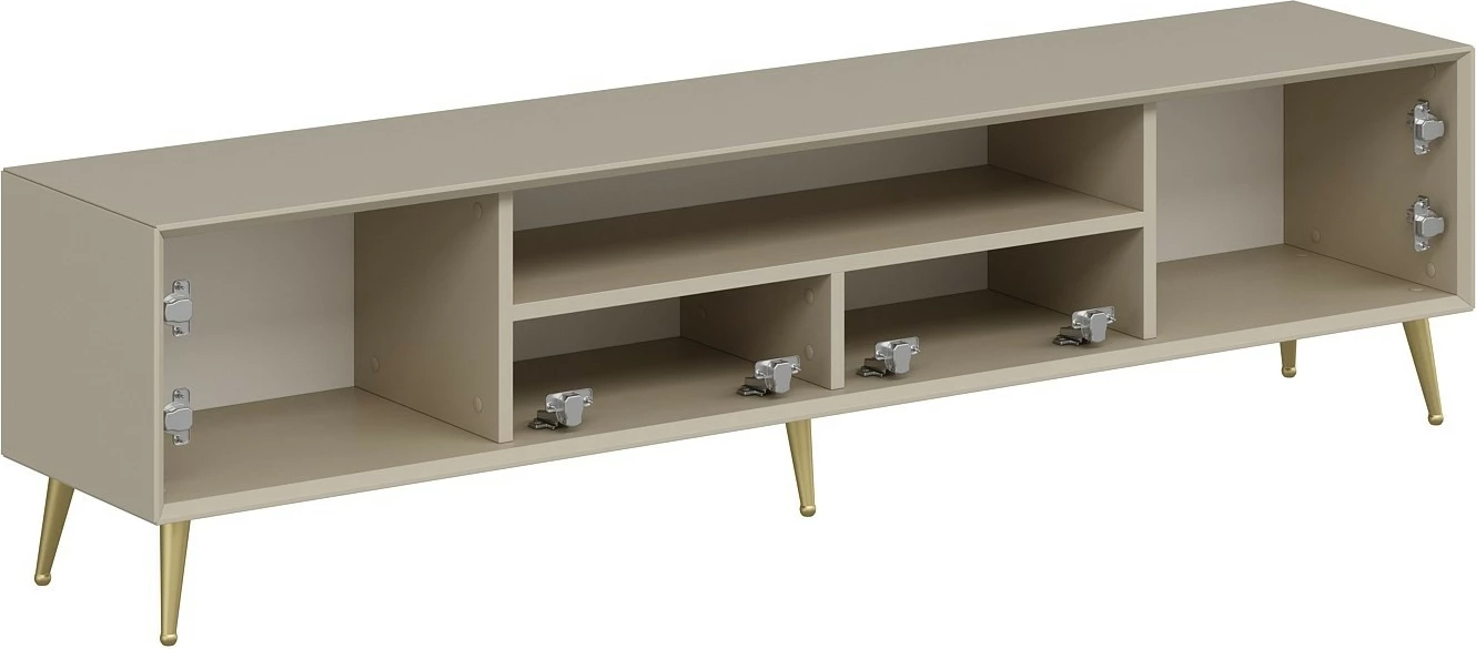Komodë TV Hanah Home, Luxe, ngjyrë rëre