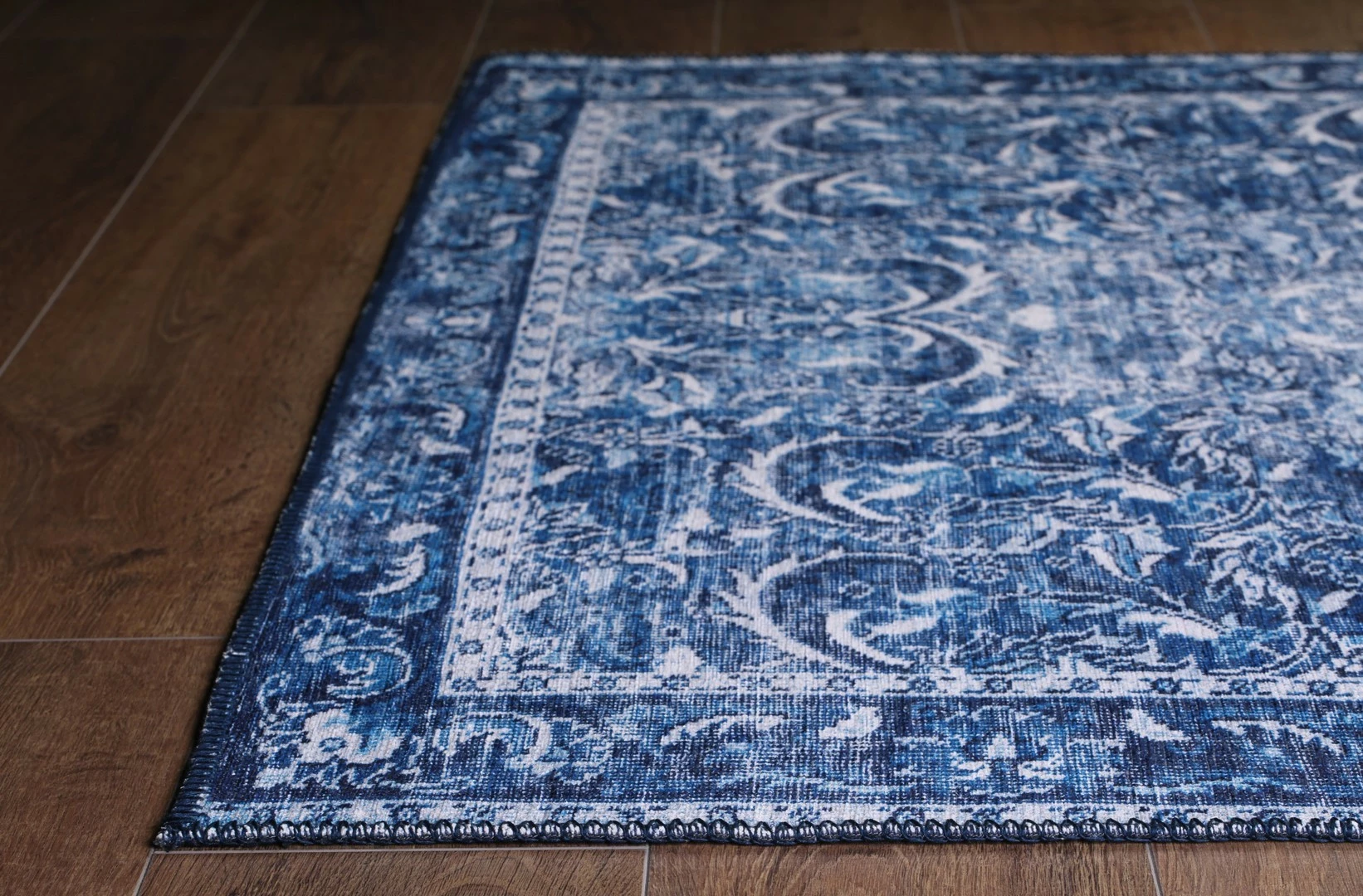 Qilim për korridor, ngjyrë blu e errët, Conceptum Hypnose Dorian Chenille, 75x150cm