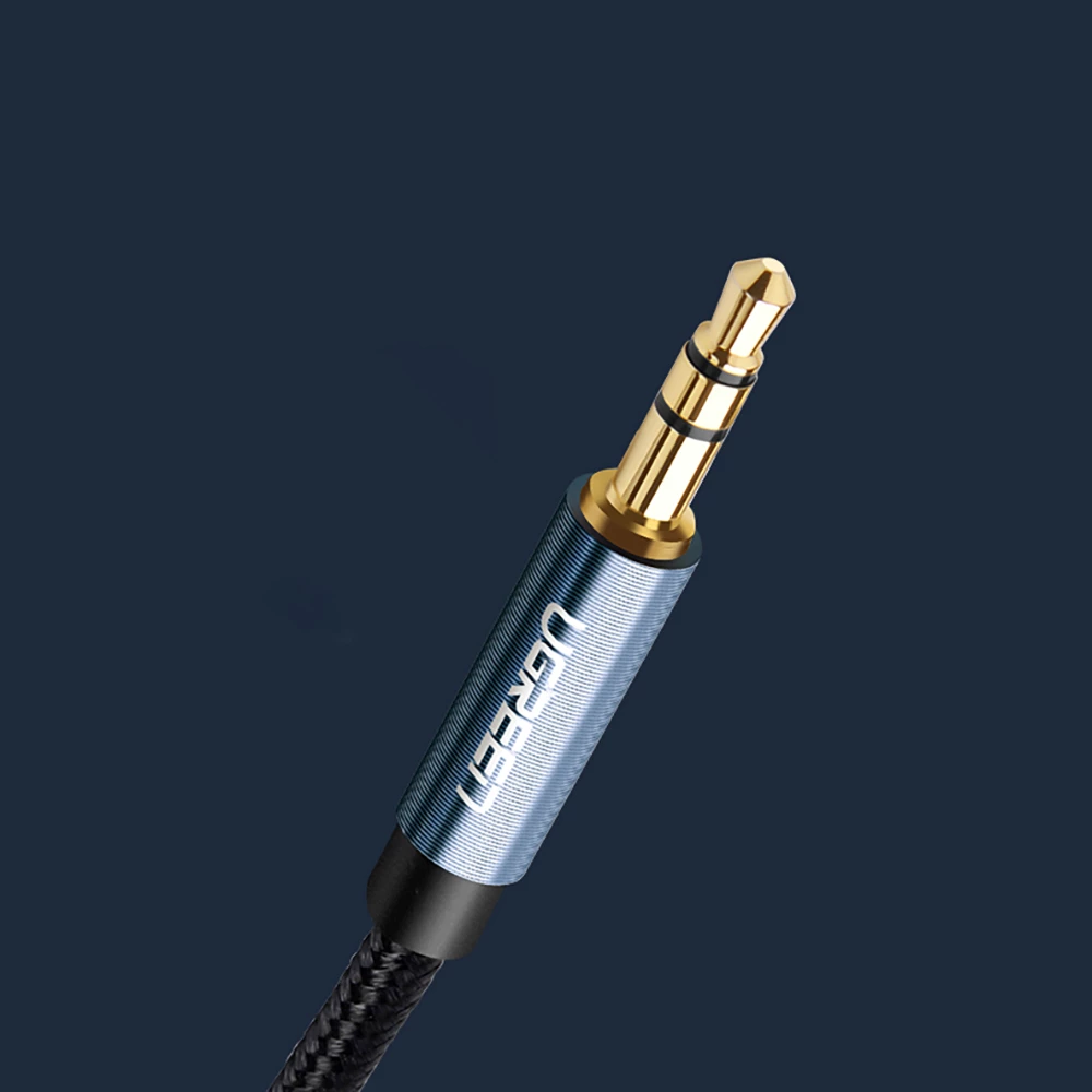 Kabllo audio AUX Ugreen AV112, 2m, mini jack 3.5mm, e zezë