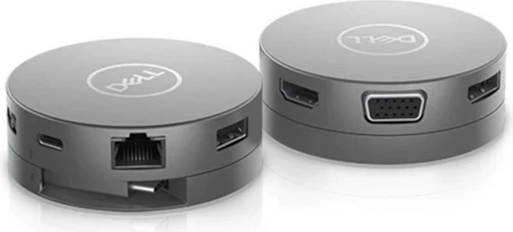 Stacion dokimi, Dell, DA310 / 470-AEUP, USB-C shumëporta (HDMI/DP/VGA, USB, RJ-45), argjendtë