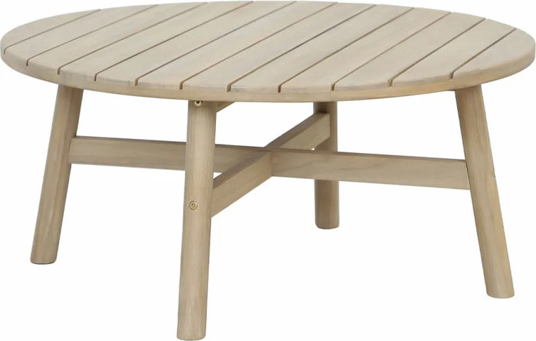 Tavolinë kafeje Lanai, ngjyrë natyrale, 80x80x38