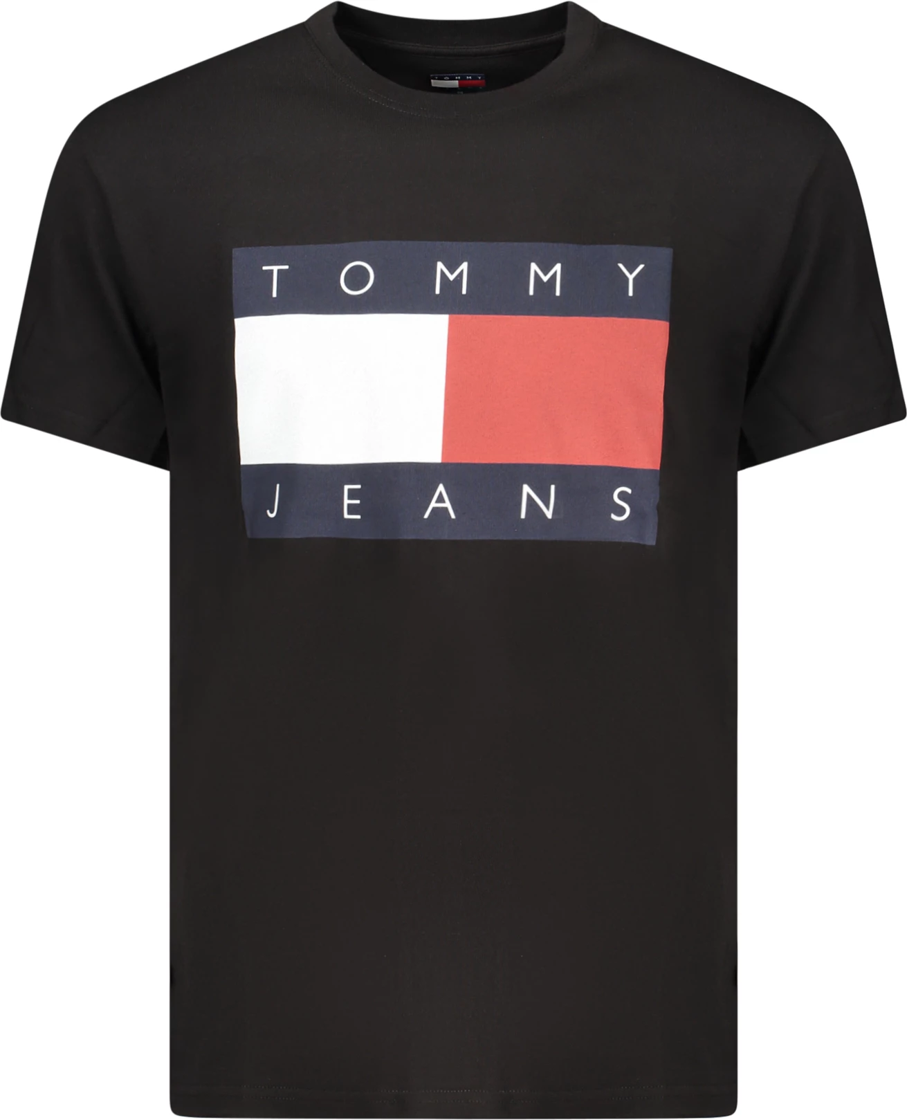 Maicë për meshkuj TOMMY HILFIGER me mëngë të shkurta, e zezë [Madhësia: XXL]