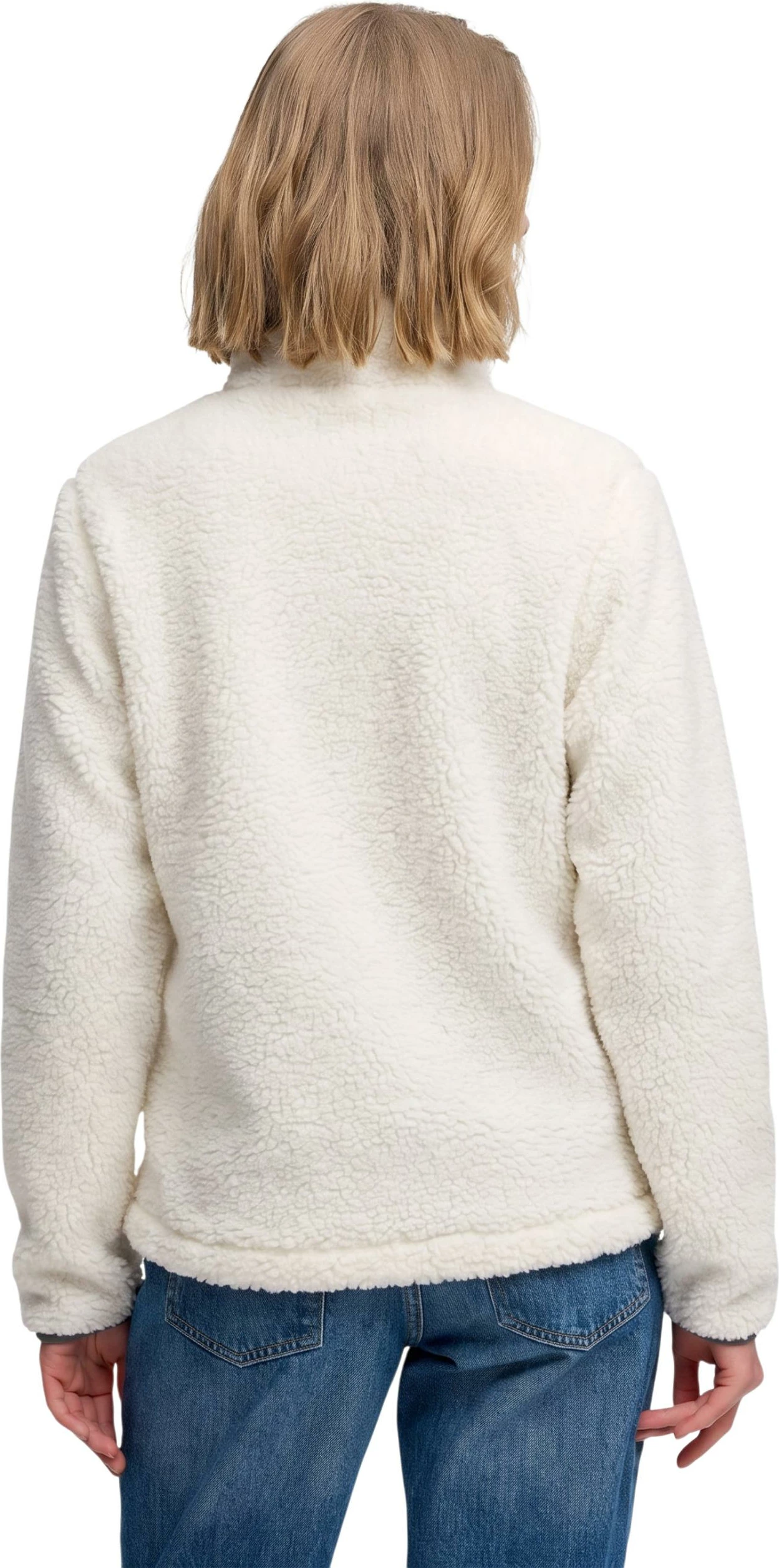 Jakne fleece për femra Superdry Heritage Zip Through SDW2012736A, e bardhë [Madhësia: S]
