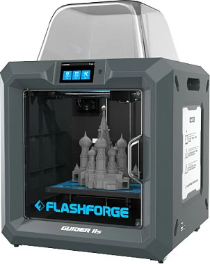 Printer 3D Flashforge Guider 2S Version 2020 V2, kasë e mbyllur, ekran me prekje, gri