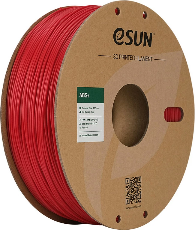 Filament 3D eSun ABS+ 1.75mm 1kg, Fire Engine Red