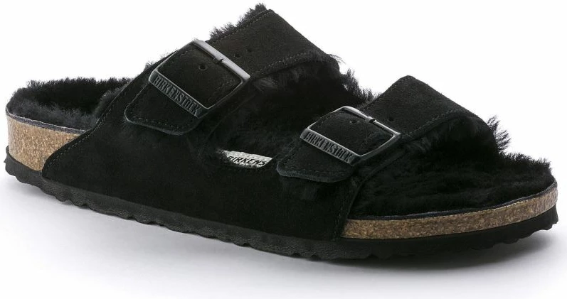 Papuqe femra Birkenstock, të zeza