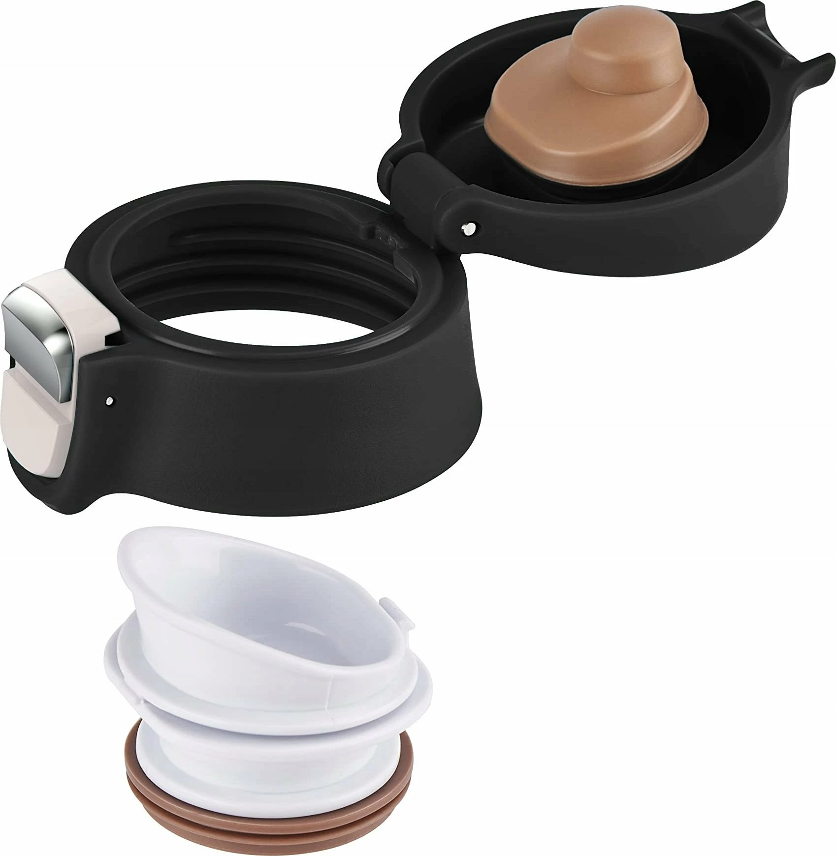 Gotë termike Emsa Travel Mug Light N21517 0.4L, e zezë mat, 1 copë