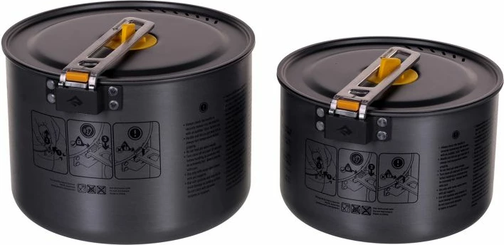 Set enësh për kamping Sea To Summit Frontier UL 2P 6 pjesë, i zi/kafe/blu