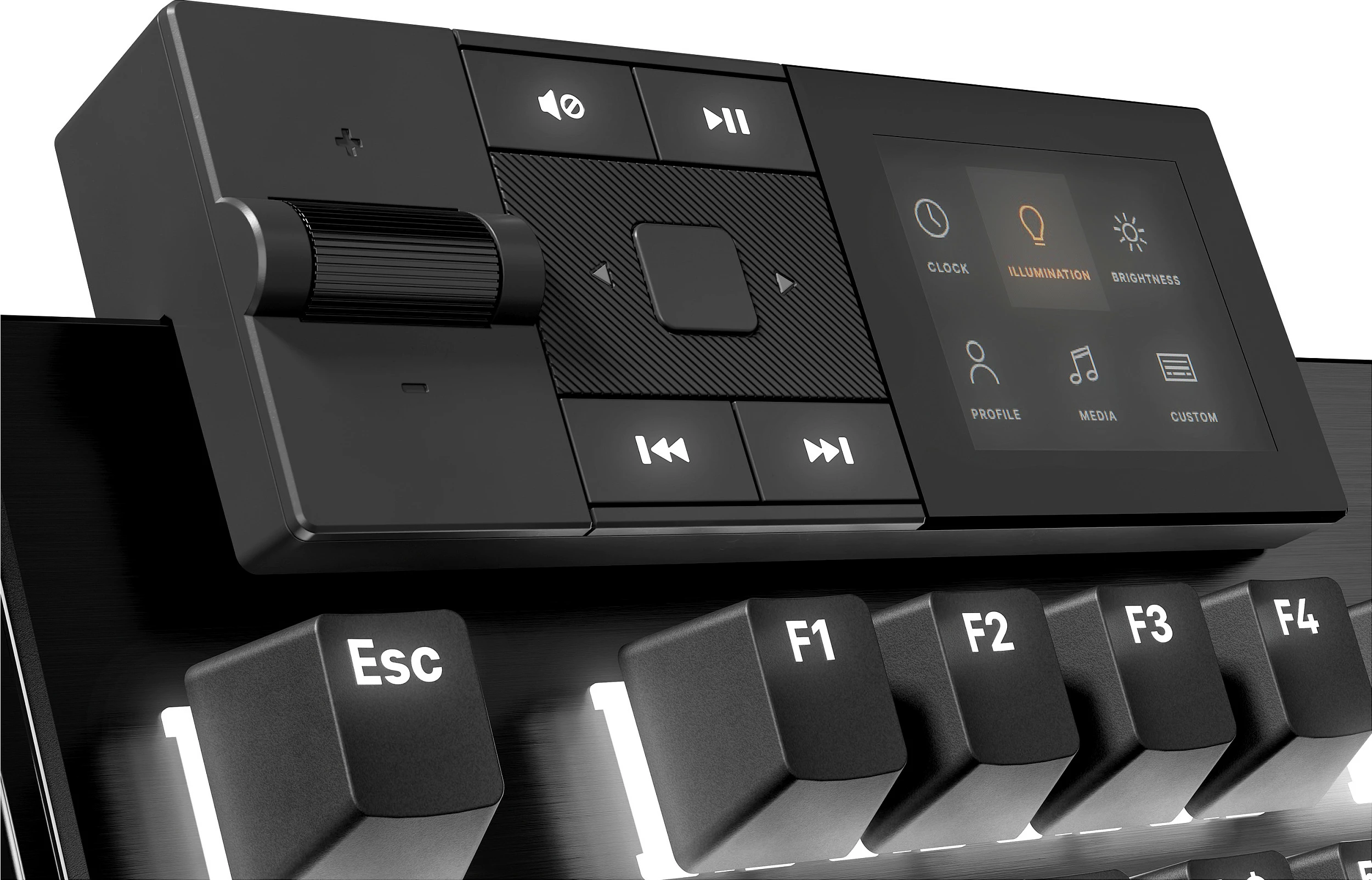 Tastierë mekanike be quiet! Dark Mount, Silent Linear, USB-C, full-size AZERTY FR, RGB, e zezë