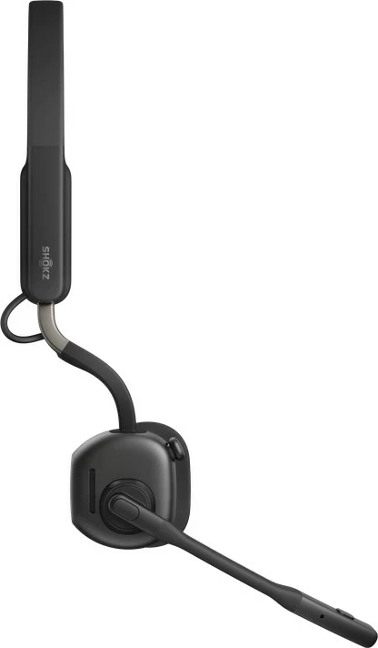 Kufje SHOKZ OpenMeet Wireless Bluetooth, Bone Conduction, për videokonferenca, E zezë