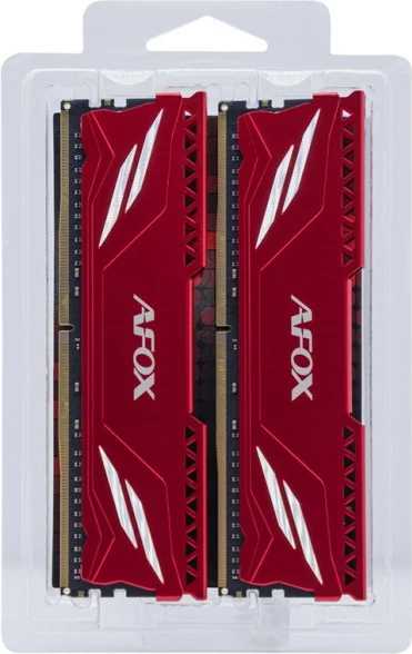 RAM Memorje AFOX GAMING DDR4 2x8GB 3200MHz CL16 XMP2, Kuqe