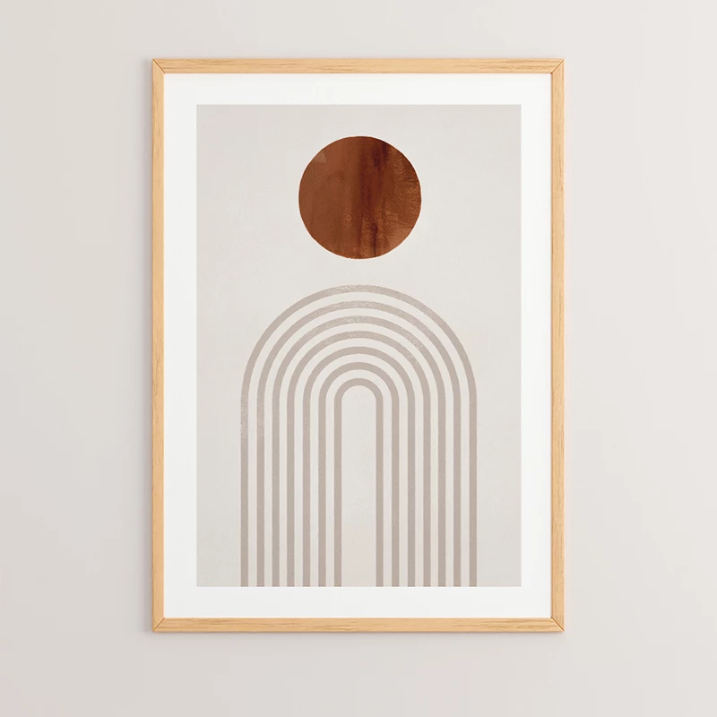 Pikturë muri në kornizë Linoua, print digjital, shumëngjyrëshe, 33x1.5x48cm