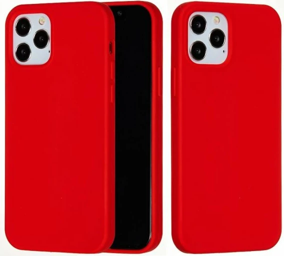 Mbështjellës ONASI 13390 për iPhone 13 Pro, silikon i lëngshëm, kuqe