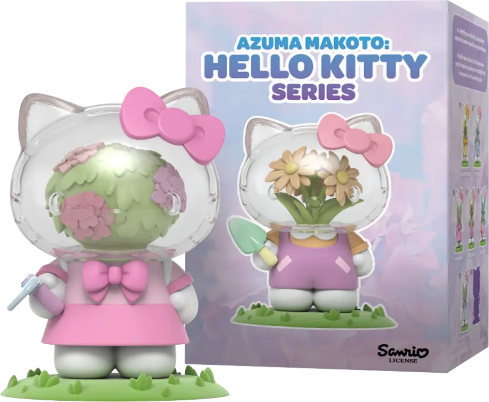 Figurinë koleksionuese Mighty Jaxx Azuma Makoto x Sanrio Hello Kitty Series, vinyl, kuti surprizë, 1 copë (random)