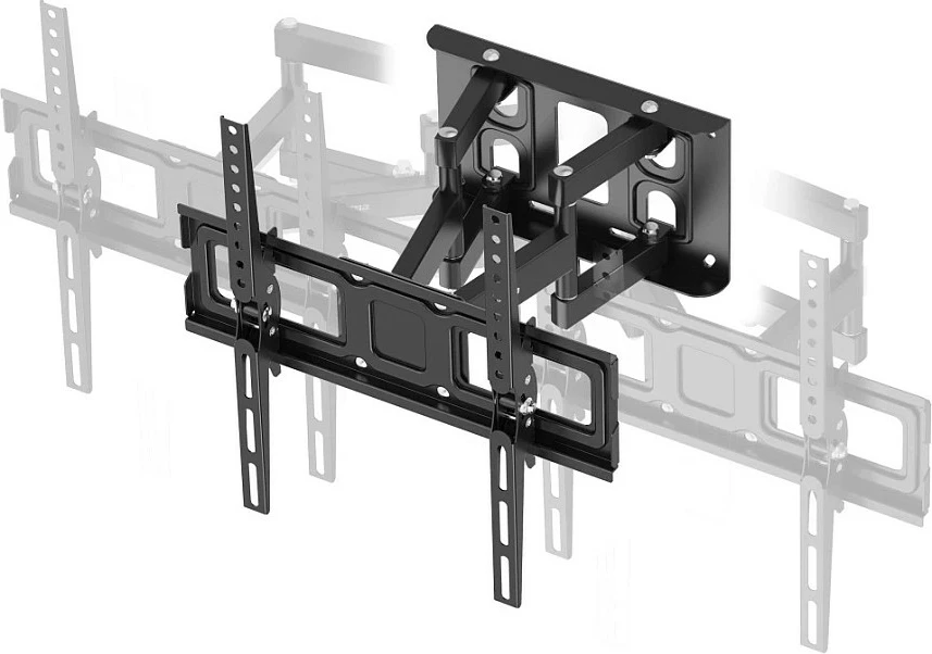 Mbajtëse muri për TV Hama 00220897, 32-75", VESA 100x100-400x400, deri 40kg, e zezë