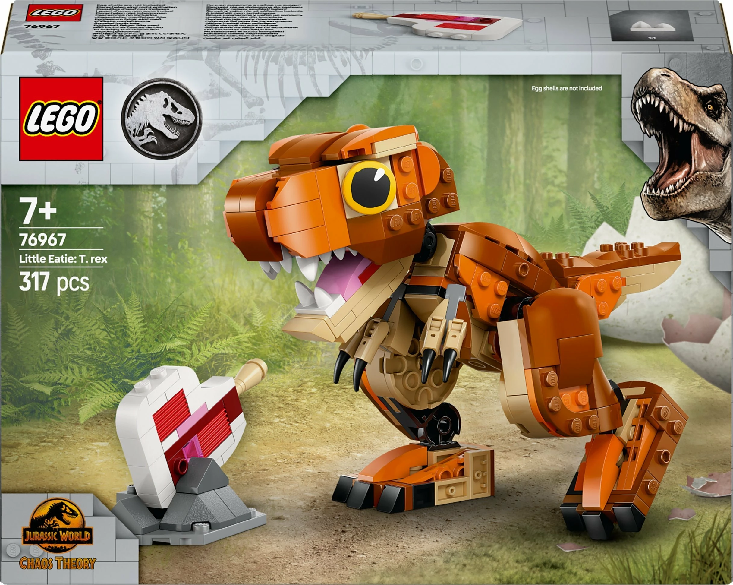 Set LEGO Jurassic World Small T-Rex 76967, 317 copë