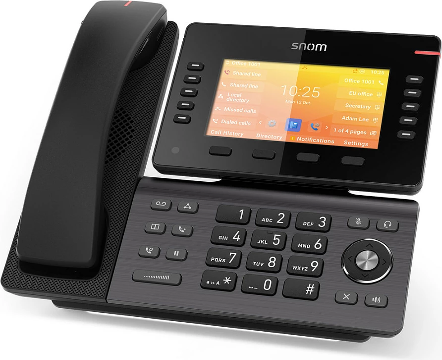 Telefon IP Snom D892M, ekran 5", Wi‑Fi, Bluetooth, PoE, i zi