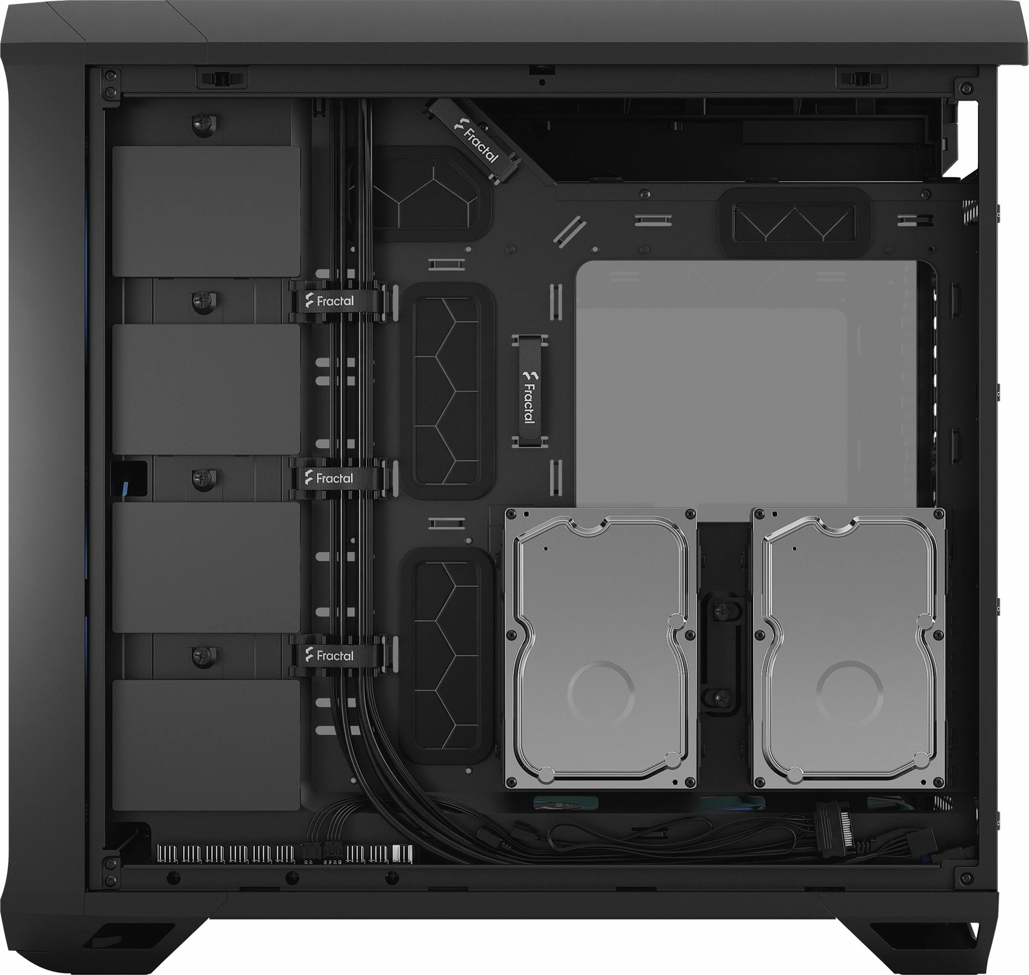 Kasë Fractal Design Torrent RGB TG Light Tint FD-C-TOR1A-04, Full Tower, e zezë