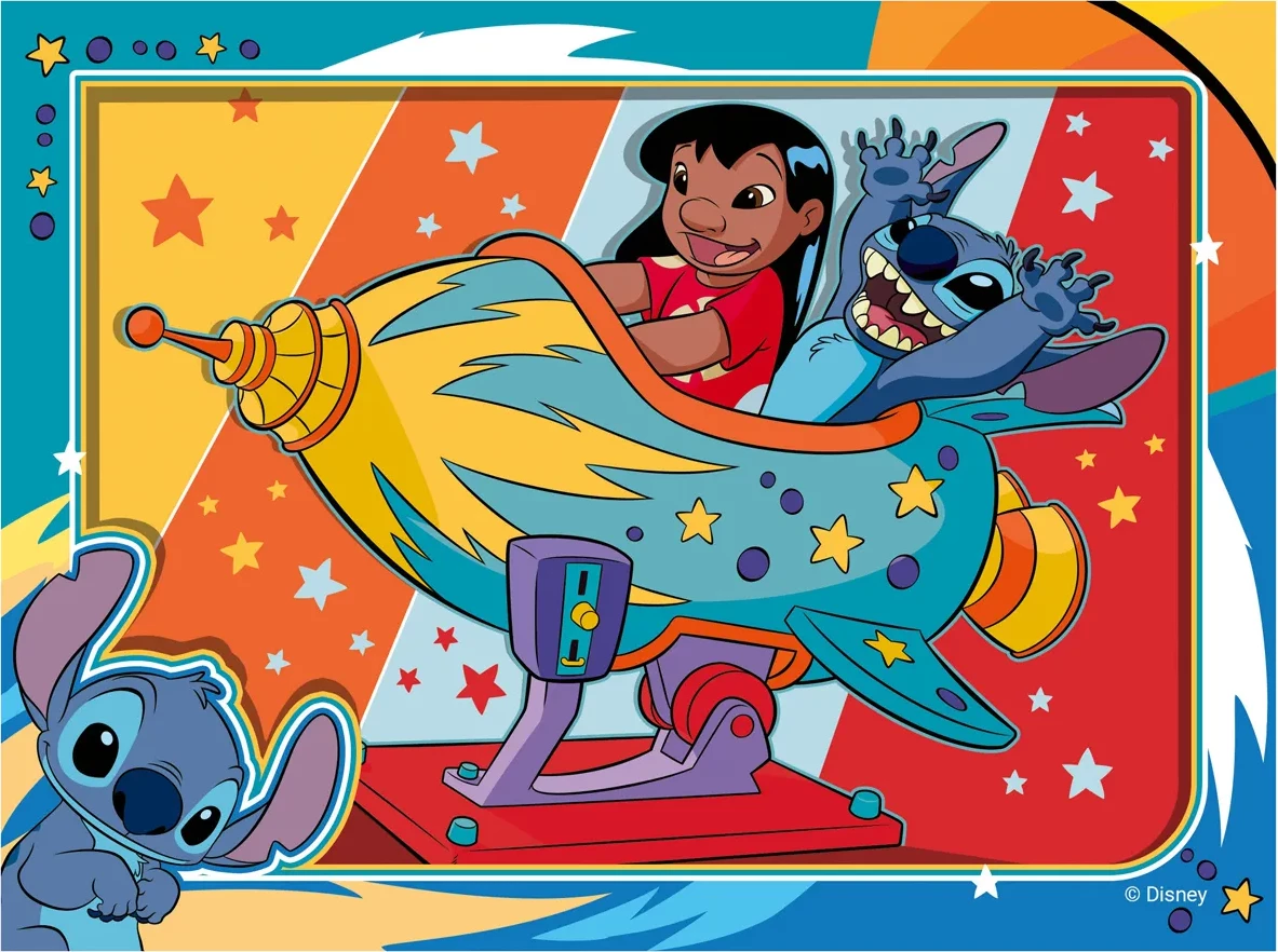 Ravensburger Disney Stitch 4 in a Box Stitch Puzzles