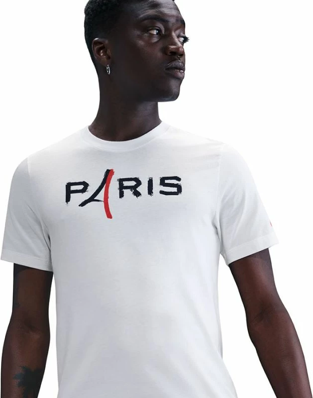 Maicë për meshkuj Nike PSG, e bardhë