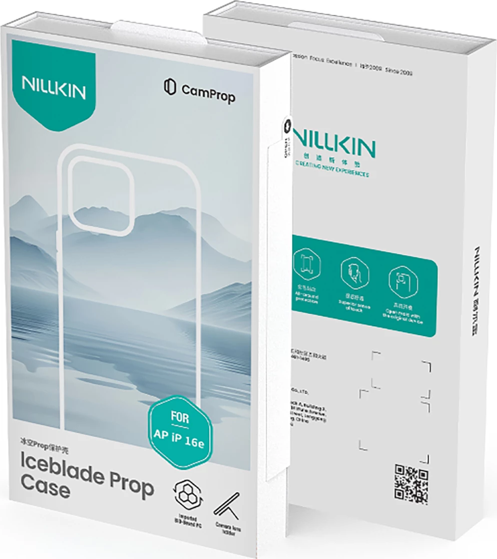 Mbështjellës Nillkin Iceblade Prop me qëndrim, për iPhone 16e, Gjelbër