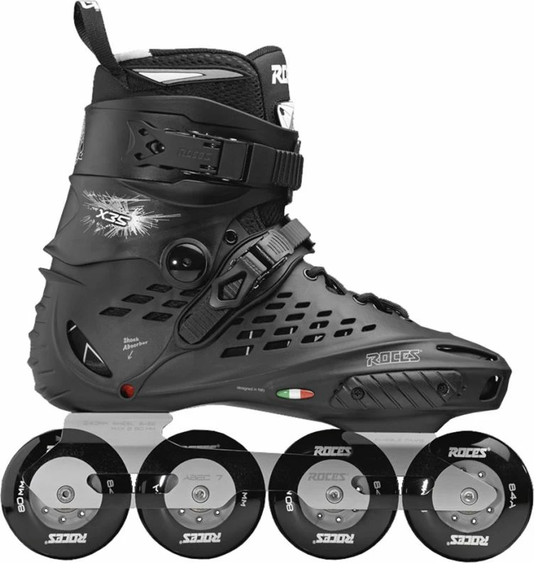 Rollera Roces për meshkuj, femra dhe fëmijë, të zeza